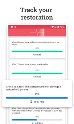 Quit Tracker android App screenshot 6