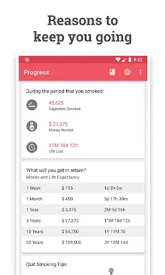 Quit Tracker android App screenshot 8